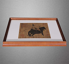 自贡书画装裱配框服务案例